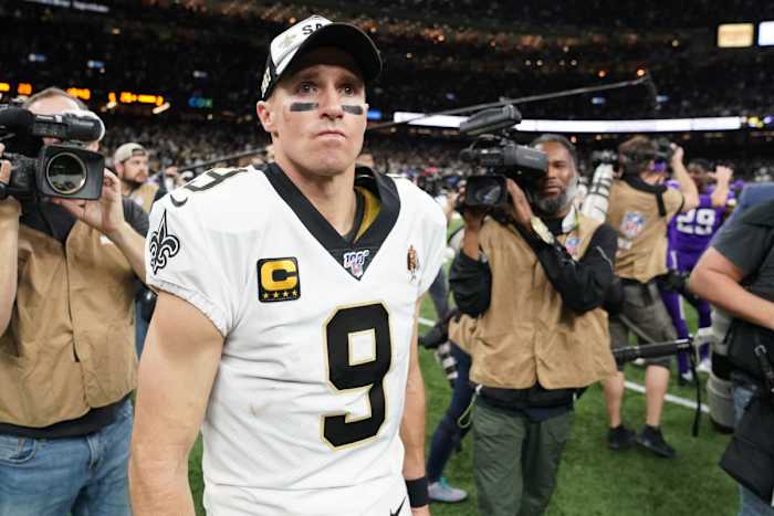 Drew Brees Loss © John David Mercer-USA TODAY Sports
